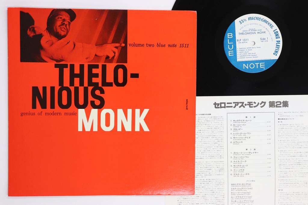 LP Record THELONIOUS MONK - Genius Of Modern Music Vol.2 GXK8059,BLP1511 BLUE NOTE 1978 Japan Jazz Used