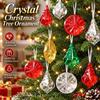 Faceted Christmas Tree Ornament Plastic Diamond Hanging Pendant  Window Hanging Decor