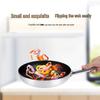 Non-Stick Single Handle Frying Pan for Steak, Eggs, and More - Compatible with Gas and Induction Cookers.
