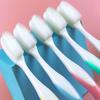 High-End Adult Nano Toothbrush: Ultra-Soft Bristles, Antibacterial, Silk Cleaning, Silicone, Individually Packaged