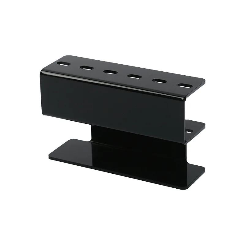 6-Hole Acrylic Tweezer Storage Rack Professional Eyelash Extension Display Stand Space Saving Tweezers Organizer Makeup Tools