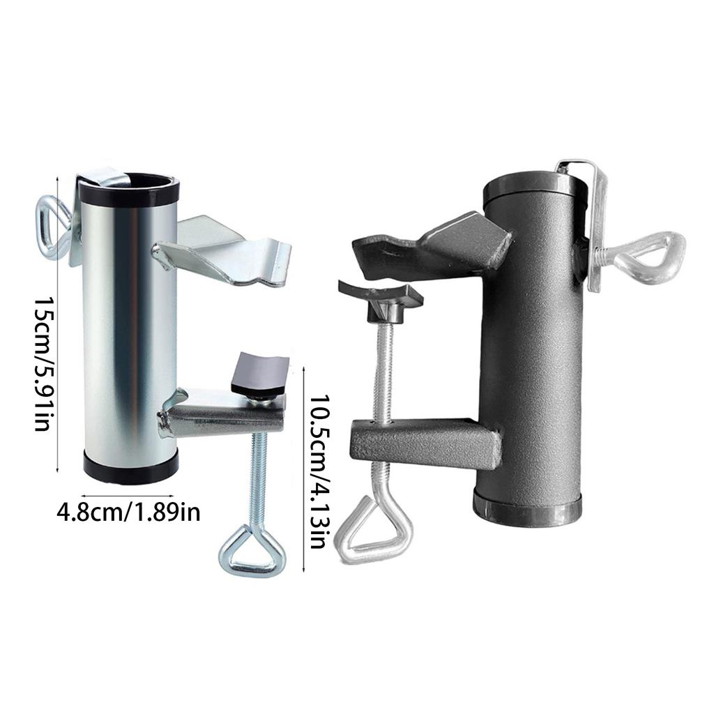 Outdoor Patio Umbrella Clamp Umbrella Clip Umbrella Stand Holder Patio Umbrella Stand for Beach Courtyard Balcony Deck