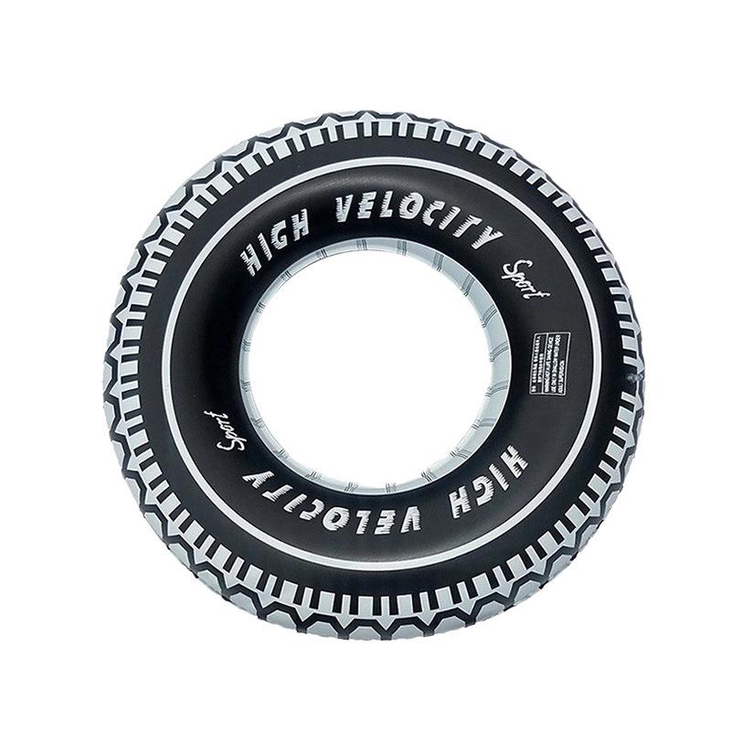 Extra Large Thick Inflatable Swimming Ring for Adults - Portable Tire Float with High Buoyancy