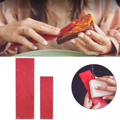 Flat 3-in-1 Measuring Spoon Collapsible Silicone Spoons Easy Storage Magnetic Kitchen Tool for Dry