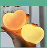Modern Minimalist Heart Night Light With Toggle Switch Decorative Lamp