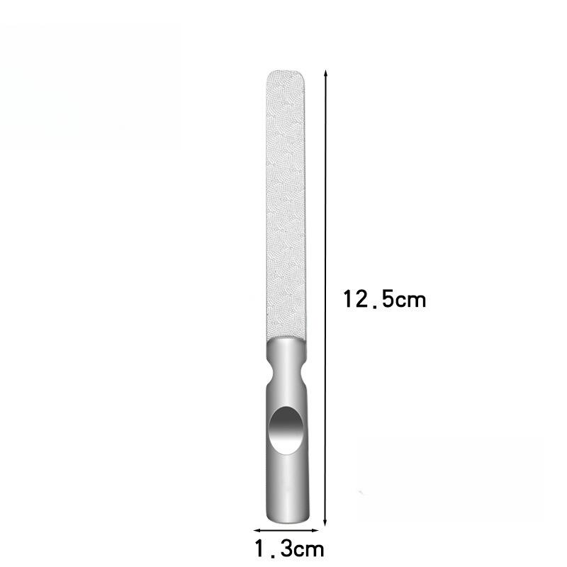 High-Quality Double Sided Nail Files Stainless Steel Manicure Pedicure Grooming For Professional Finger Toe Nails Care Tools