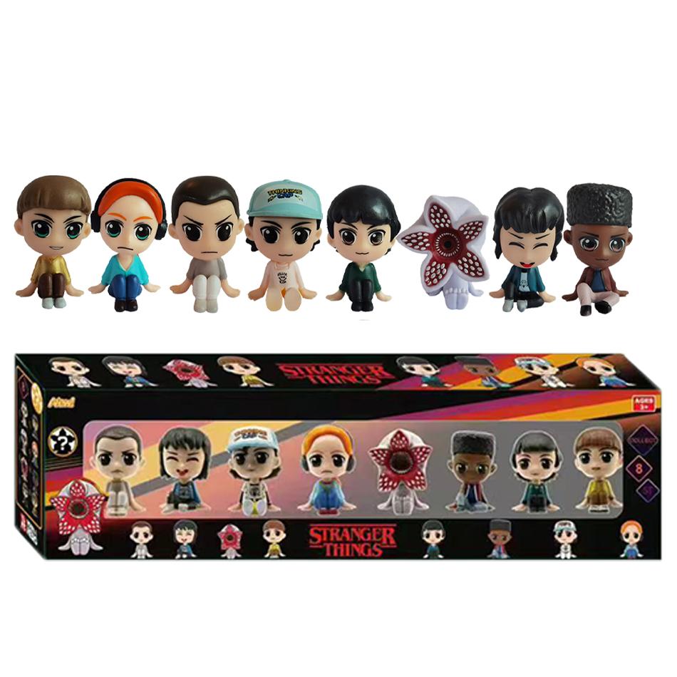 Новий набір із 8 шт. Серіал «Дивні дива» Вілл Байєрс Одинадцять Фігурка Дівчинка-лялька Колекційна модель Іграшки Подарунки на День народження