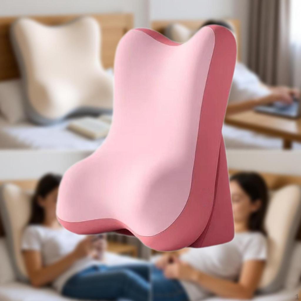 Bed Wedge Pillow for Men Women Ergonomic Comfort Memory Foam Leg Elevate Dorm Apartment