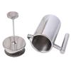 350ml French Press Coffee Maker Double Walled Stainless Steel Coffee Press Filter Pot with Filter Insulated Coffee Maker Pot