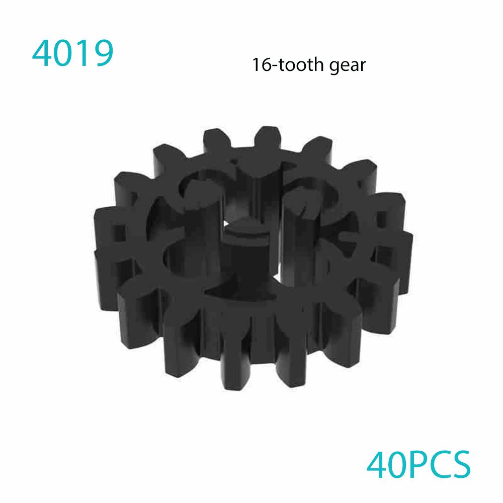 DIY Building Blocks MOC Technical Gear Axle Bricks Parts Worm Rack Conector Train Car Crane Model Assembles Christmas Gifts