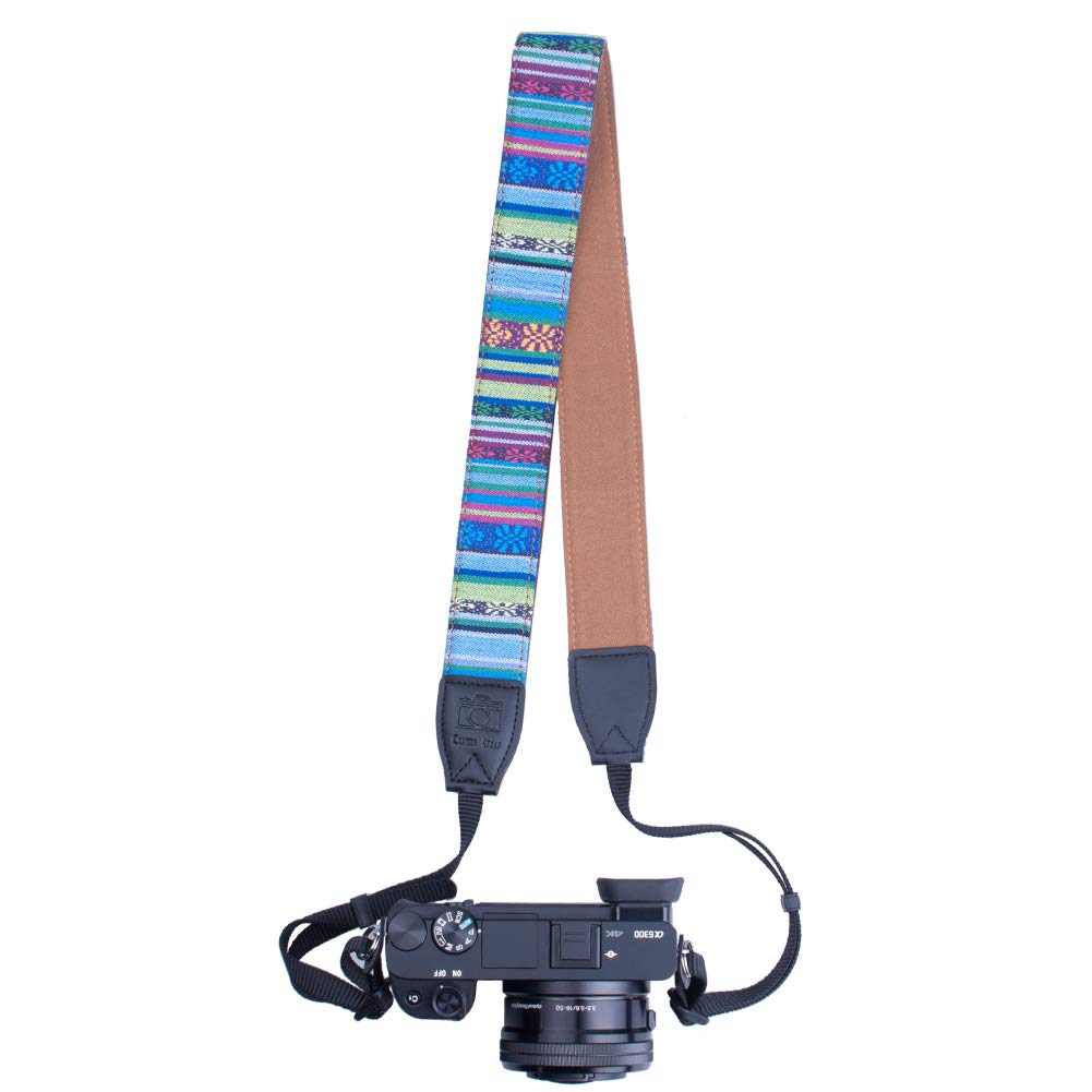 VKO Camera Shoulder Vintage Canvas Neck Adjustable Shoulder Strap for and Digital SLR Cameras Strap, Strap, Nikon, Canon, Sony,