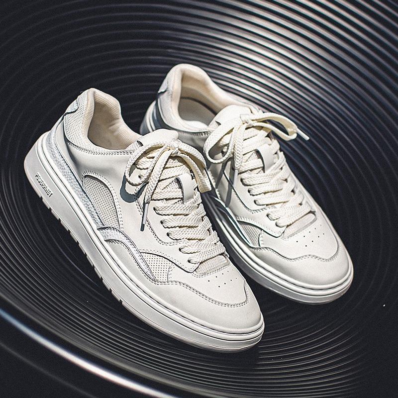 3052 Summer Little White Shoes New Men's Low-top Breathable Casual Board Shoes Trendy Fashion Versatile Men's Shoes