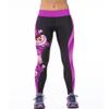 Leggings de Yoga Imprimés 3D pour Femmes Taille Haute Contrôle du Ventre Capri en Mélange de Soie de Lait