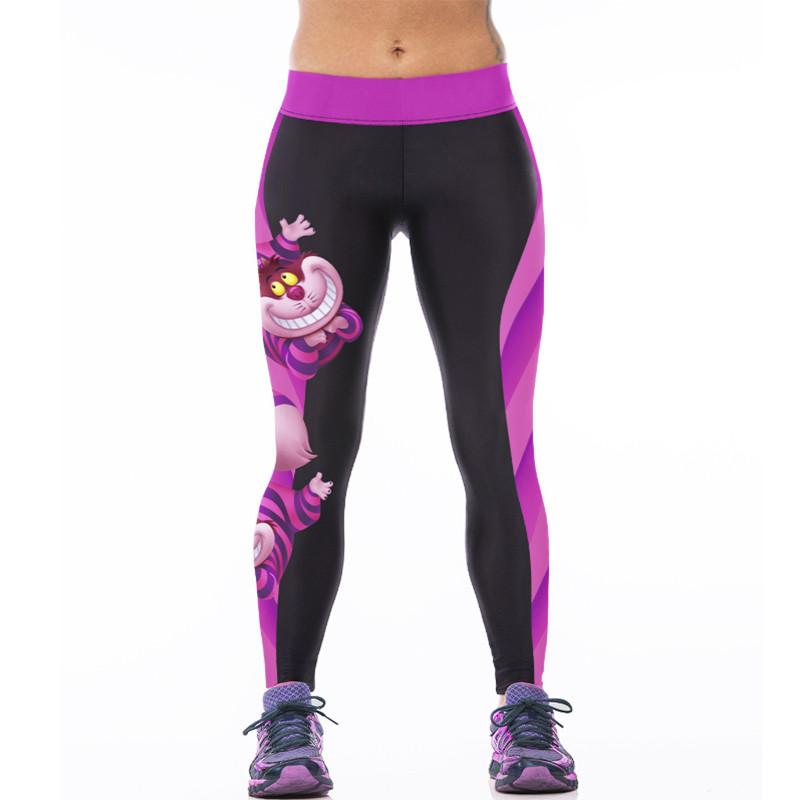 Leggings de Yoga Imprimés 3D pour Femmes Taille Haute Contrôle du Ventre Capri en Mélange de Soie de Lait