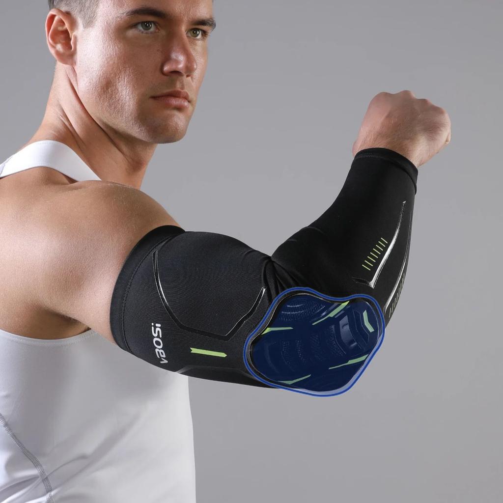 1 Piece Honeycomb Sport Elbow Pads For Women Men Crashproof Elastic Arm Sleeve Support Guard Basketball Volleyball