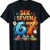 Number 6 7 Viral Kids Maths Day School Fun T-Shirt