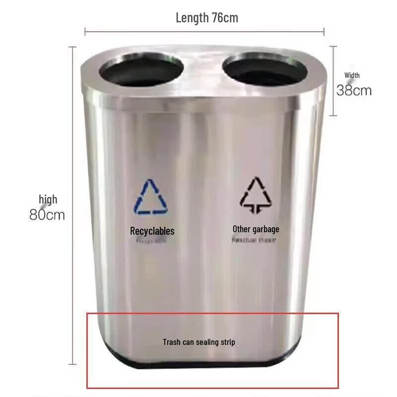 Replacement Seal Strip for Large Double-Round Trash Can
