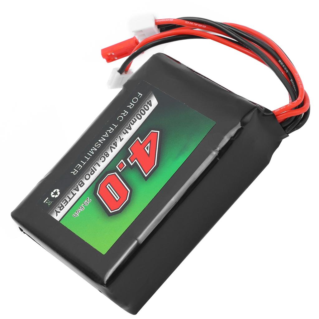 7.4V 4000mAh 8C RC Transmitter Battery Rechargeable Lipo Battery for Remote Controller