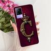 For Vivo V21e V2061 Y73 2021 Case Initial Letter Silicone Protective Soft Back Cover Case For VivoV21e 5G Case V2055 Phone Funda