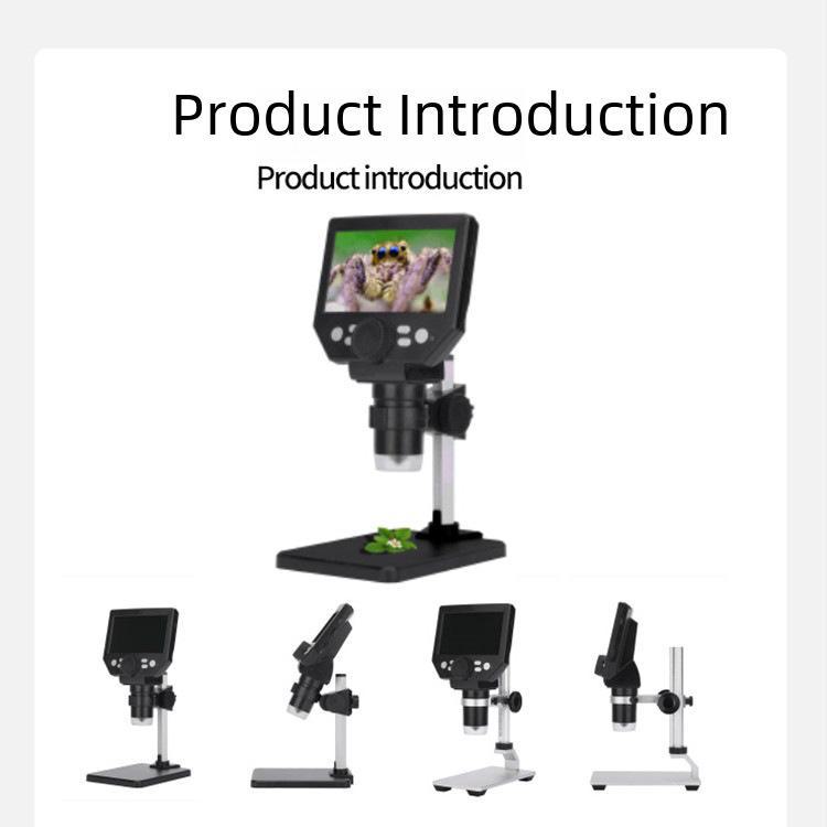 4.3" HD Digital Microscope 1000x: Ideal for Mobile Repair, Product & Fabric Inspection
