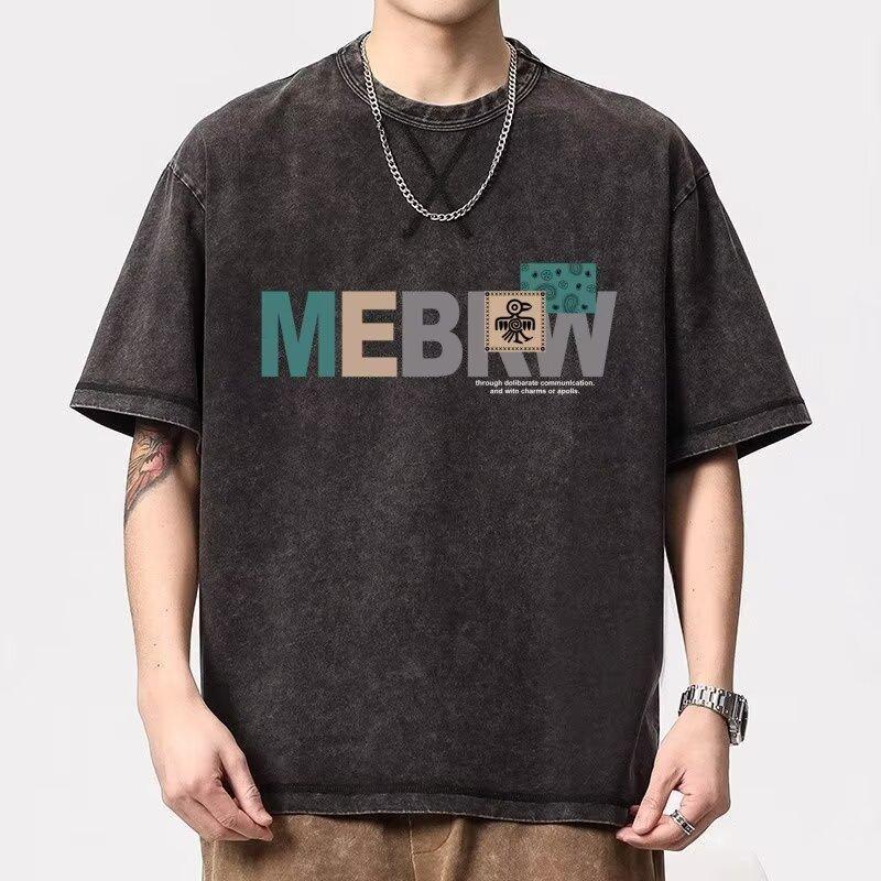 

2025 Мужской Летний Новый Модный Повседневный Жилет Без Рукавов для Студентов, Свободного Кроя, Универсальный, Влагоотводящий, Футболка-Жилет в Винтажном Стиле с Эффектом Потертости 5XL серый