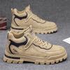 Men's casual boots soft sole anti slip Four Seasons work outdoor boots student sports boots fashion youth versatile trendy boots