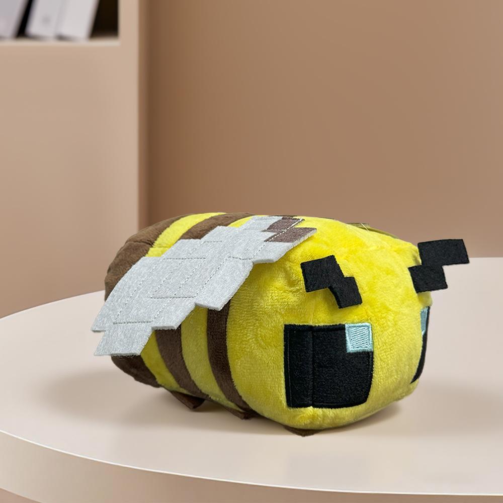 20cm MC Little Bee Plush Toys Game MC Baby Bee Plush Soft Stuffed Animals Toys Doll for Children Kids Gifts