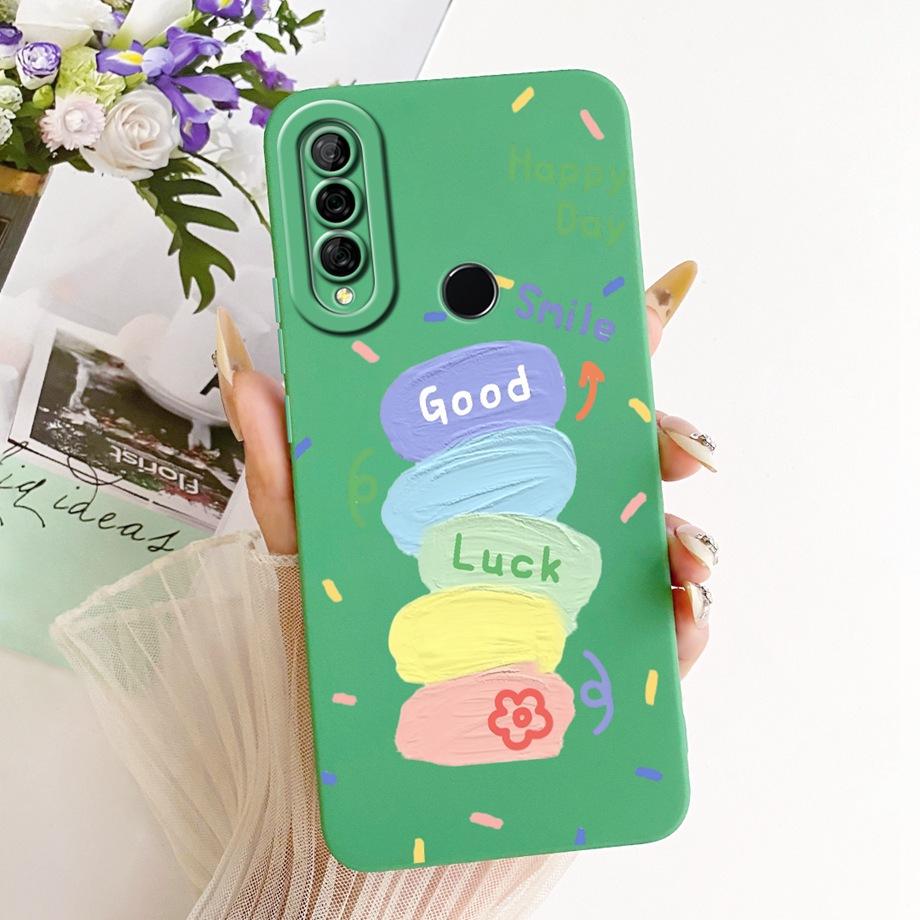 Luxury Fashion Painting Phone Case For Huawei Honor 10 10i 10 Lite 10x Lite Back Cover Liquid Silicone Soft Bumper Shockproof