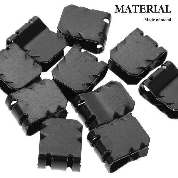 Gatuida 10pcs Clips Automotive Clips Nuts Clips Metal Retainer Clips for Car Engine Hood Support Rod and