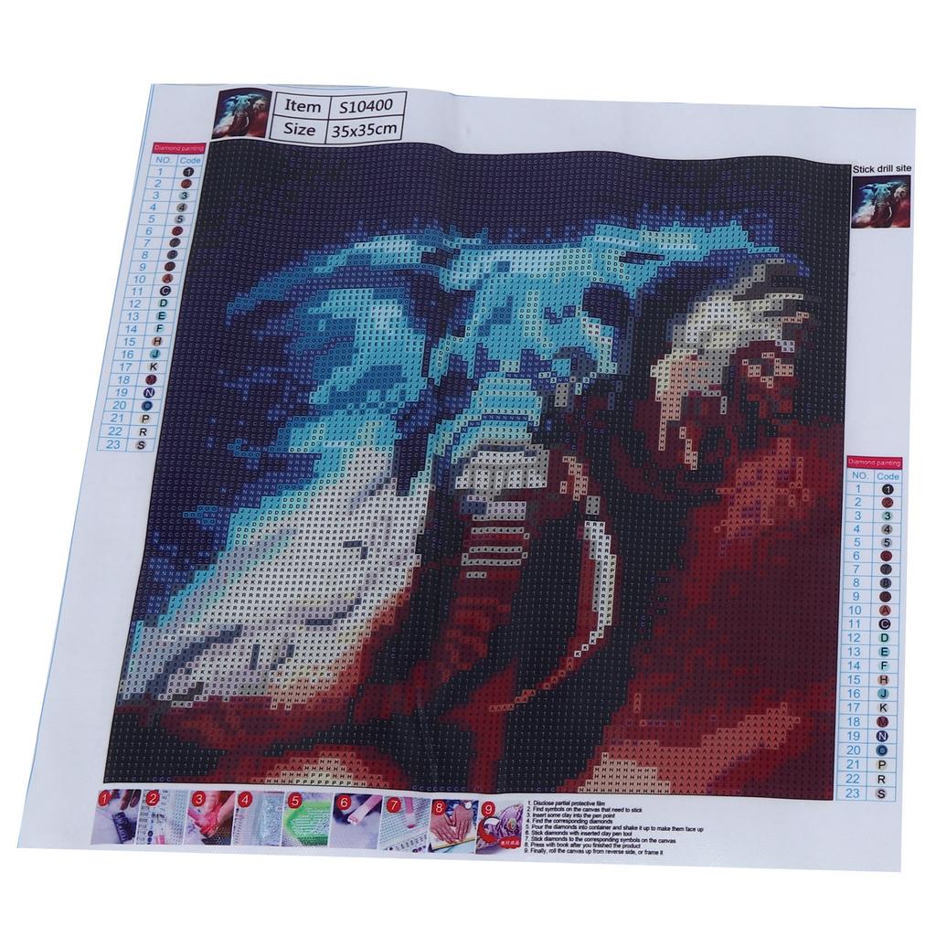 DIY Diamond Painting by Number Kits Elephant Animal Pattern Embroidery Pictures for Home Decor