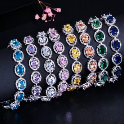 Micro-Set Accessories Aaa Zircon Bracelet, Classic Zircon Bracelet For Women