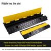 Rubber Cable Protection Trough: Indoor/Outdoor Speed Bump and Anti-Crush Cable Cover Plate