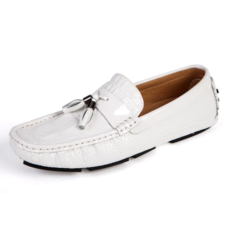 

Doudou shoes men s spring and autumn trend British style one-pedal men s shoes breathable casual leather shoes men s driving shoes 47