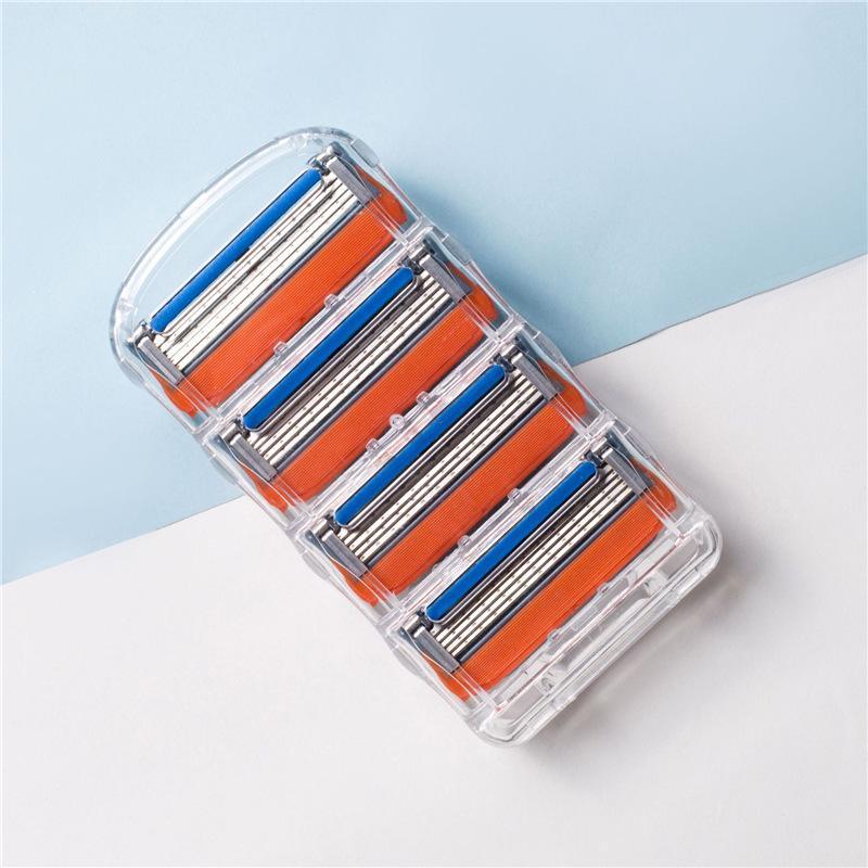 German-Engineered Classic 5-Blade Men's Razor with Universal Five-Layer Head