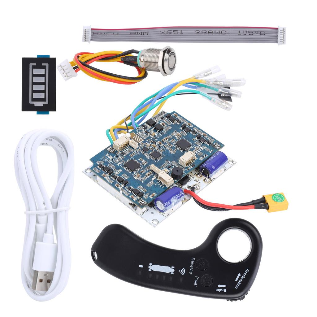 Elektrischer Fernbedienungs-Scooter-Controller Sinusförmig Dualer Antrieb Nabenmotor Bedienfeld ESC