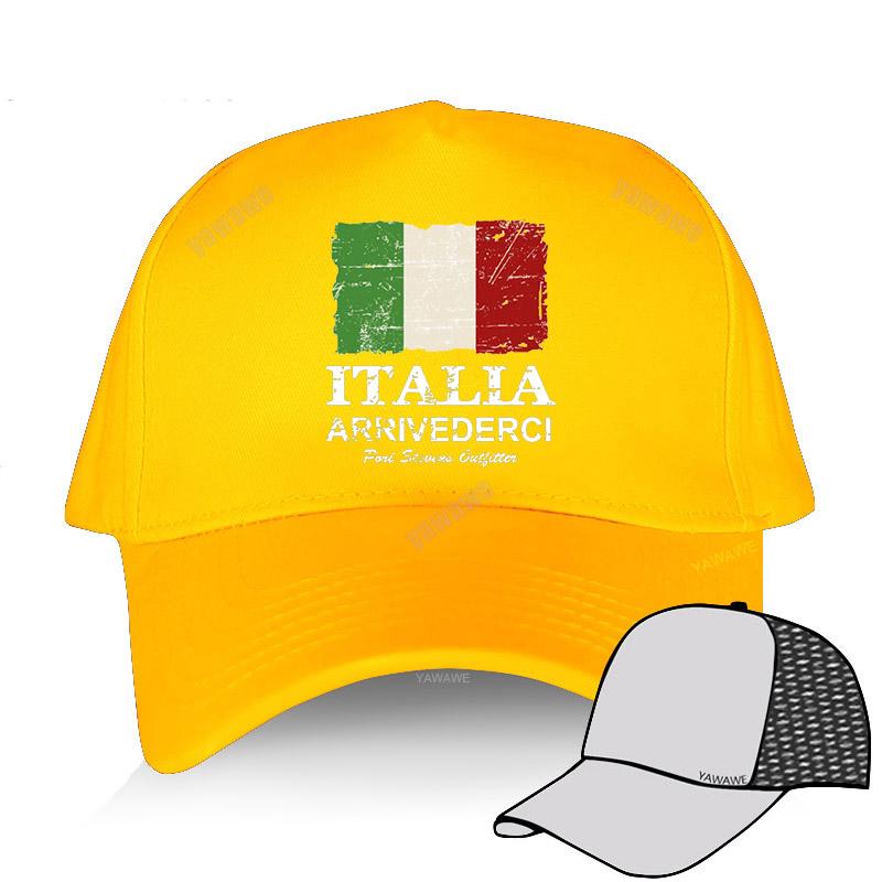 Men Women Luxury Brand Cap Vintage Italia Bandiera Baseball Caps Uomo Uomini Vendita A Buon Mercato Funny Design Summer Hat