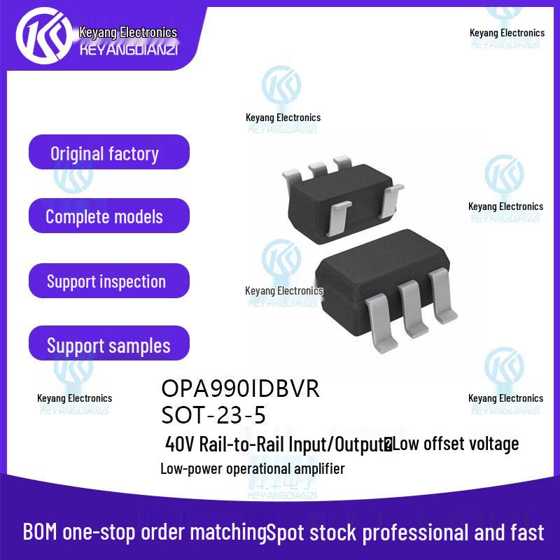 

OPA990IDBVR SOT-23-5 Low Offset Voltage 40V Low Power Op-Amp IC