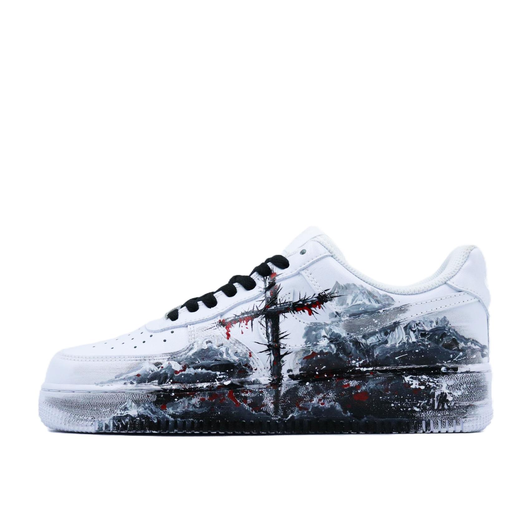 

Nike Air Force 1 Bleach Returns Wear resistant And Lightweight Low top Skateboard Shoes Unisex White CW2288-111(Team779-) 37.5
