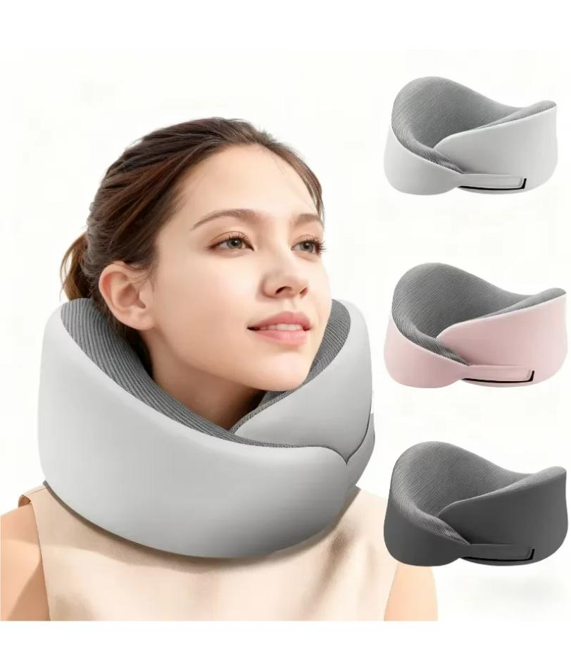 Tragbares U-förmiges Reisekissen Memory Foam Schlafkissen Büro Nickerchenkissen Auto Flugzeug Nackenkissen Ergonomische Kopfstütze