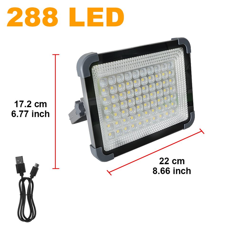 66000000LM Outdoor Solar Lamp Super Bright LED Solar Light External Solarlight Solar Hanging Lantern 20000mAh Rechargeable Light
