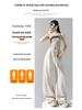 2026 Spring/Summer Women's Starry Sky Wide-Leg Pants with Rhinestones