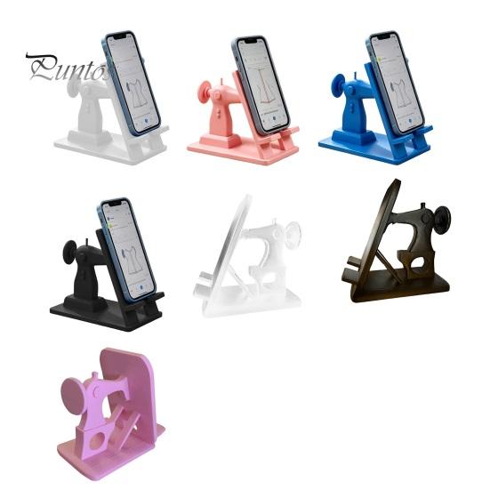 Desktop Phone Stand for Video Tutorials Sewing Machine Stand, Creative Desk Holder Cell Tablet, Sturdy PLA Crafters Hands Free Mount Room Crafting And