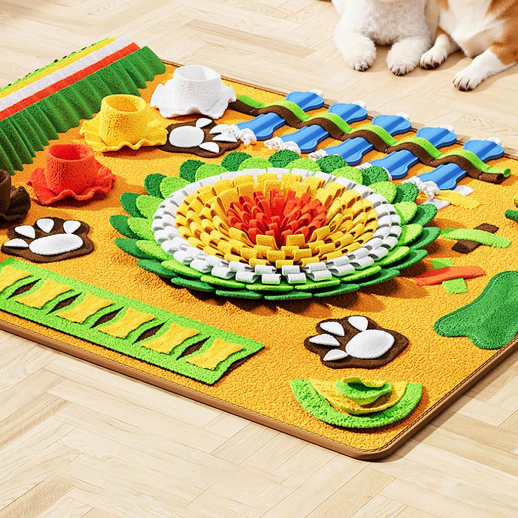Durability Sniffing Pad Portable Dog Activity Mats Multifunctional Dog Enrichment Toy for Dog To Reduce Boredom