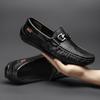 Soft-faced Leather Men's Shoes 2025 New Spring and Autumn One-pedal Casual Leather Shoes Loafu Doudou Shoes Men's Lazy Shoes