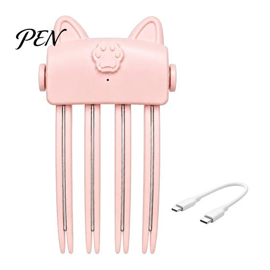 Quick Hair Styling Tool Heated Volume Clip for Fine Flat Hair, Electric Root Lifter Comb Volumizing with 2 Heat Settings, Puffy Natural Lift Booster