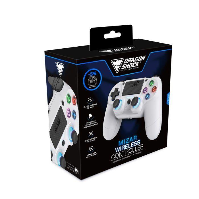 Contrôleur dragonshock dscps4 wh blanc