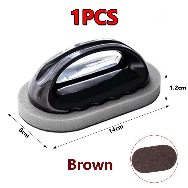 

Волшебная губка-терка с ручкой, многоразовая, стиратель, очиститель, щетка для кухонной посуды, для барбекю, сильное обеззараживание, чистящие средства