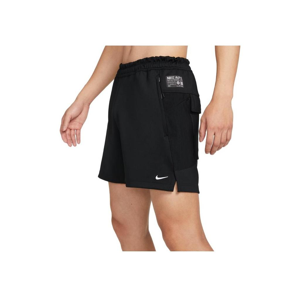 Nike Jednokolorowe Szorty z Logo i Sznurkiem Szybkoschnące Męskie Spodnie Czarne DX0367-010