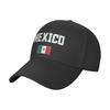 Baseballpet HET ZIT IN MIJN DNA Mexico Vlag Mexicaanse Fans Embleem Coole Fans Wilde Zonneklep Met Klep Verstelbaar Buiten Caps Unisex Dames
