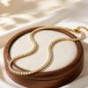 2/3mm Tennis Chain Necklaces Female Stainless Steel AAA Zircon Neck Chain For Women Luxurious Jewelry Gift Choker 2026